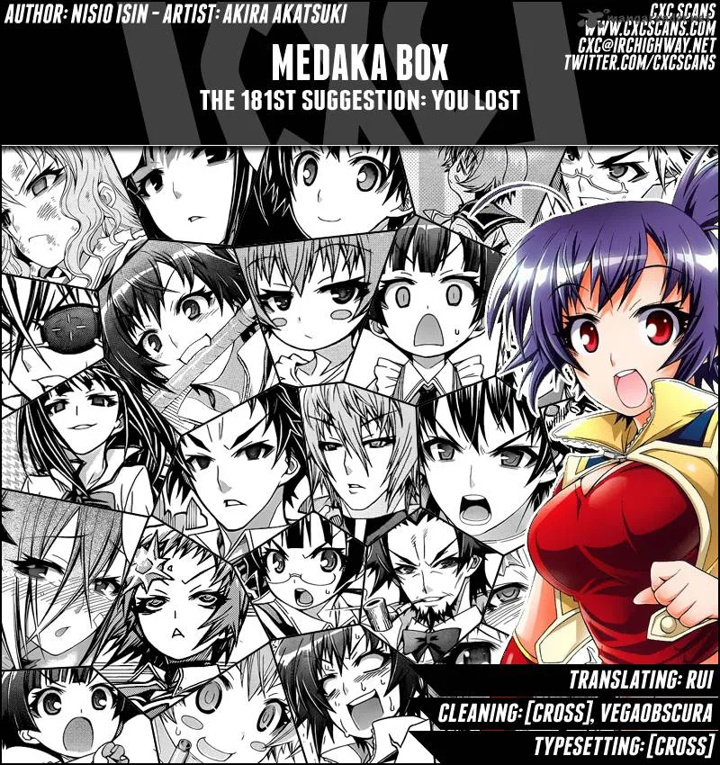 Medaka Box Chapter 181 page 1