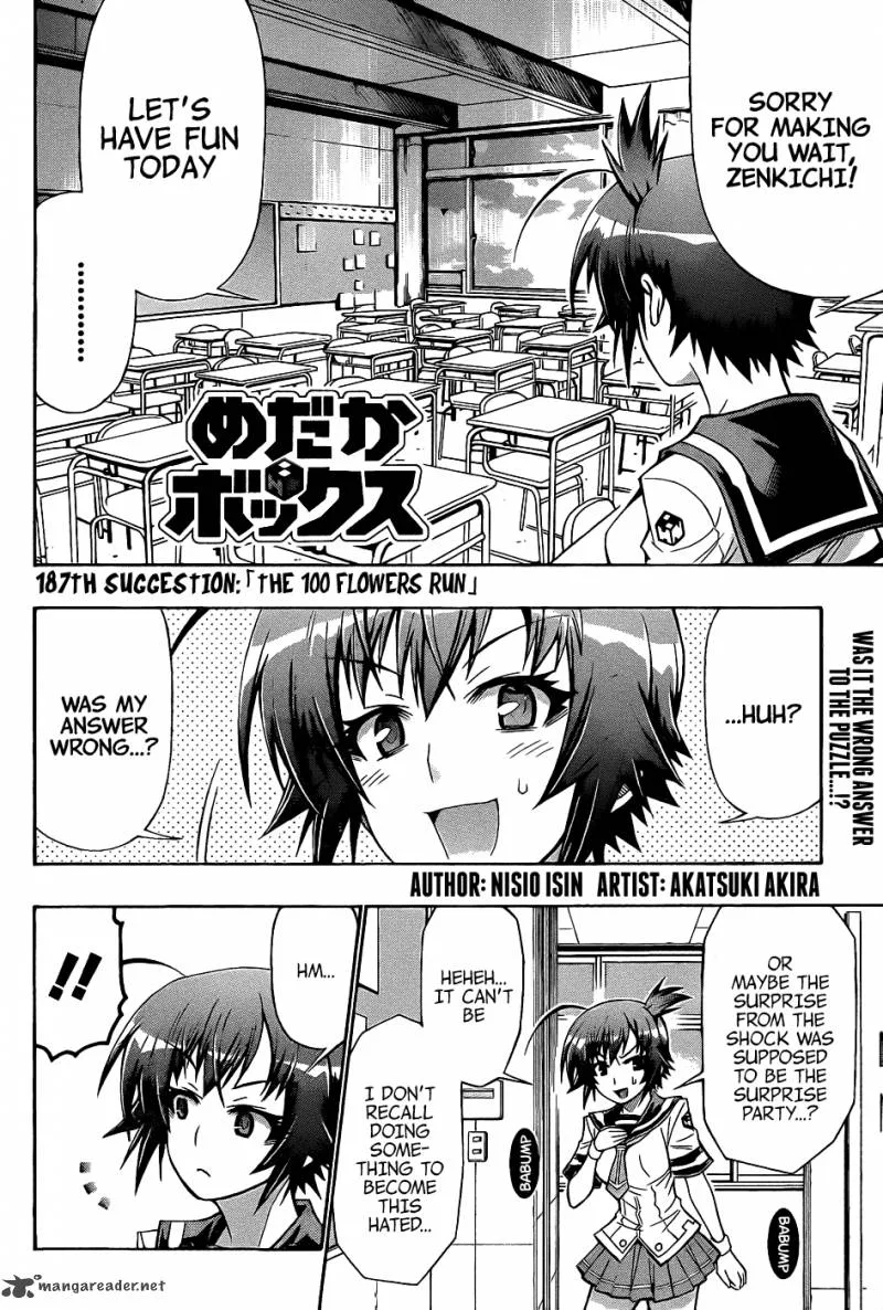 Medaka Box Chapter 187 page 4