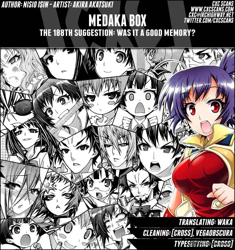 Medaka Box Chapter 188 page 1