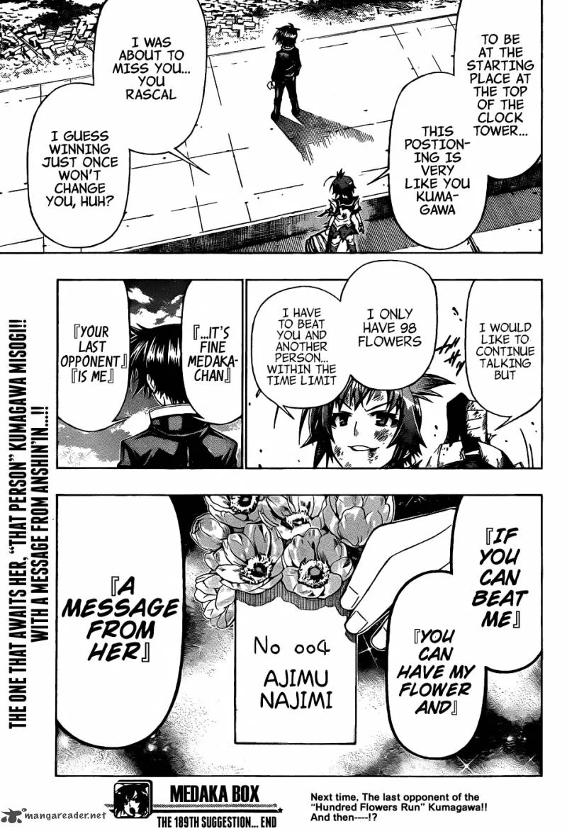 Medaka Box Chapter 189 page 21