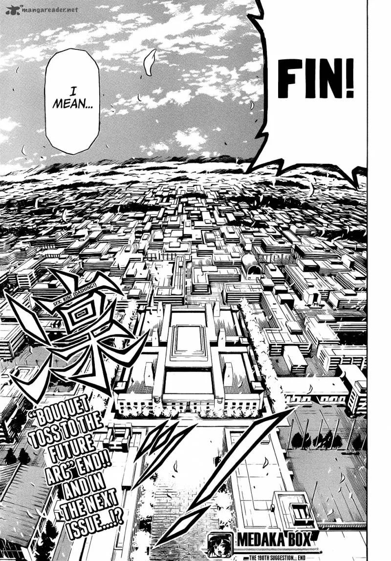 Medaka Box Chapter 190 page 17