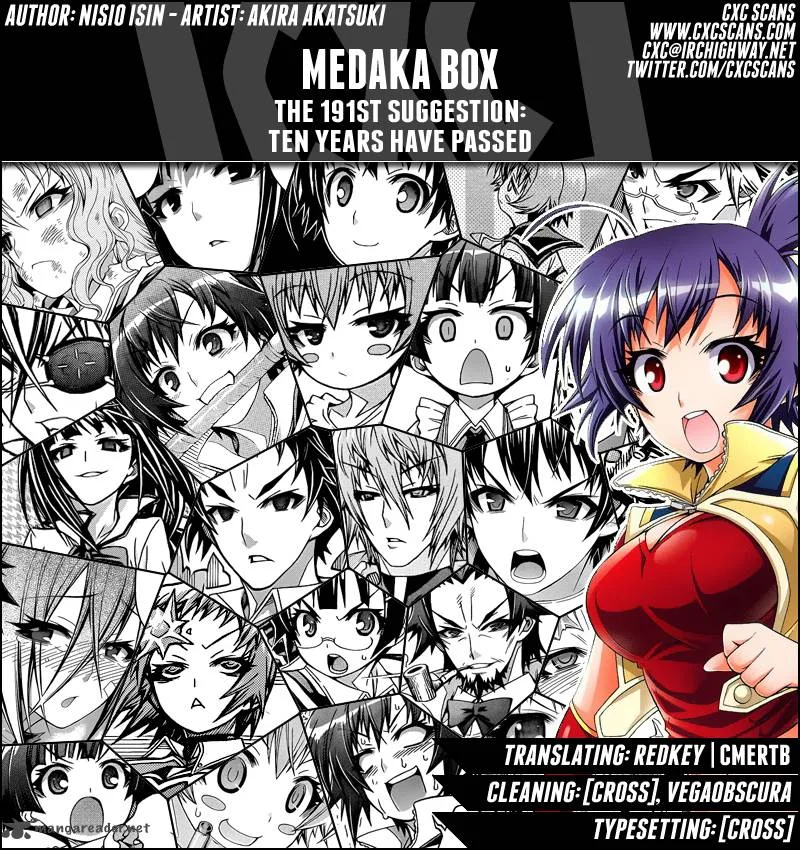 Medaka Box Chapter 191 page 1