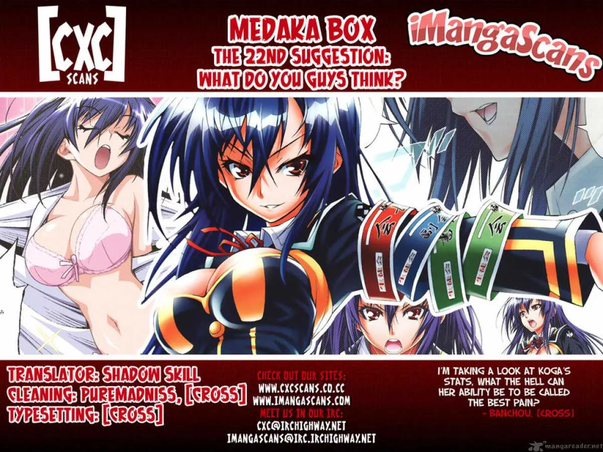 Medaka Box Chapter 22 page 20