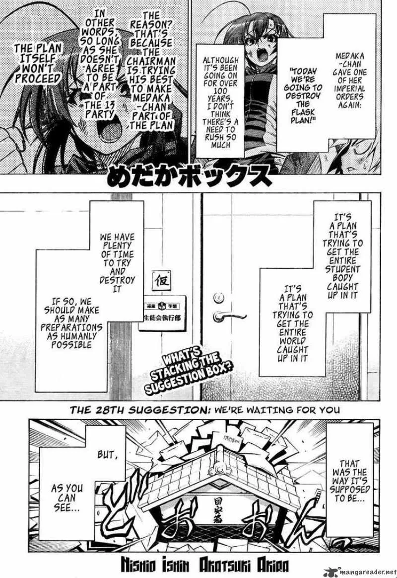 Medaka Box Chapter 28 page 1