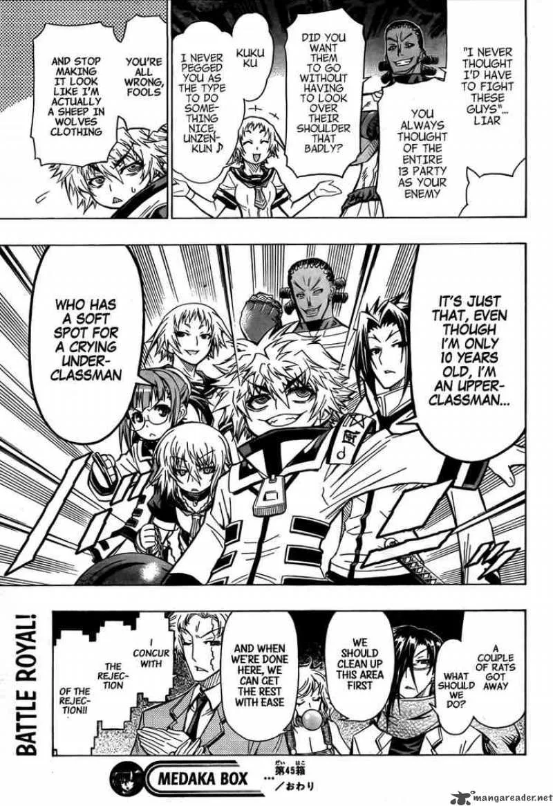 Medaka Box Chapter 45 page 19