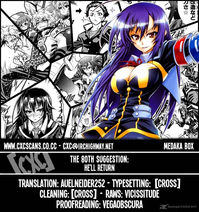 Medaka Box Chapter 80 page 1