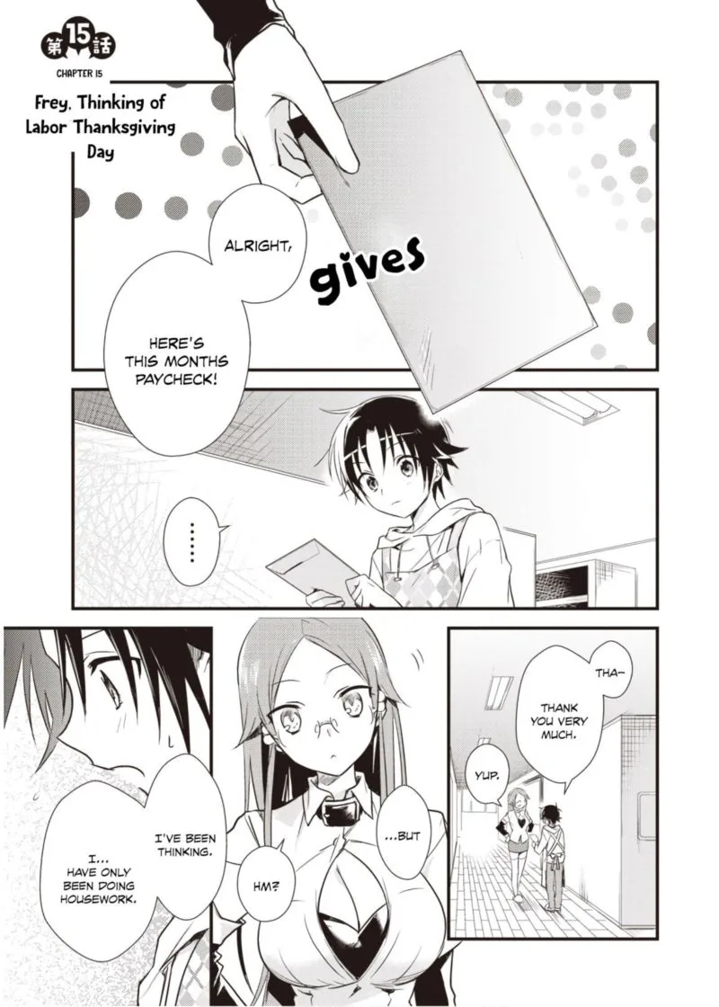 Megami-ryou no Ryoubo-kun Chapter 15 page 1