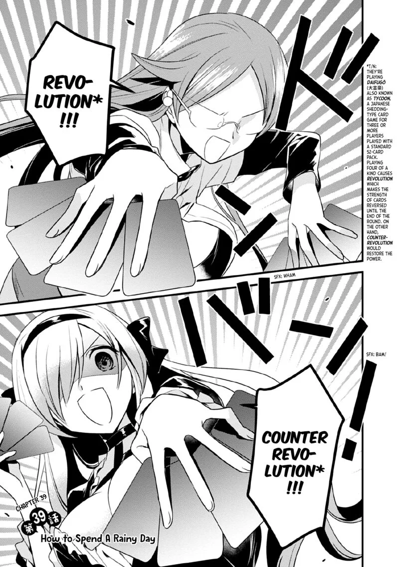 Megami-ryou no Ryoubo-kun Chapter 39 page 1