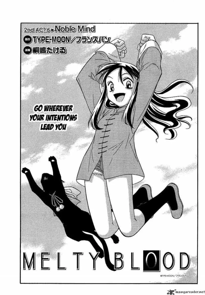 Melty Blood Act 2 Chapter 6 page 1