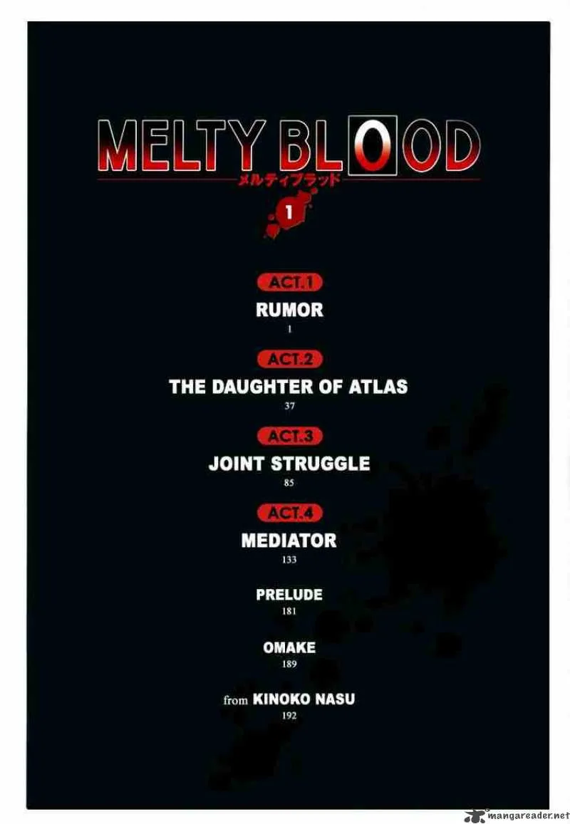 Melty Blood Chapter 1 page 3