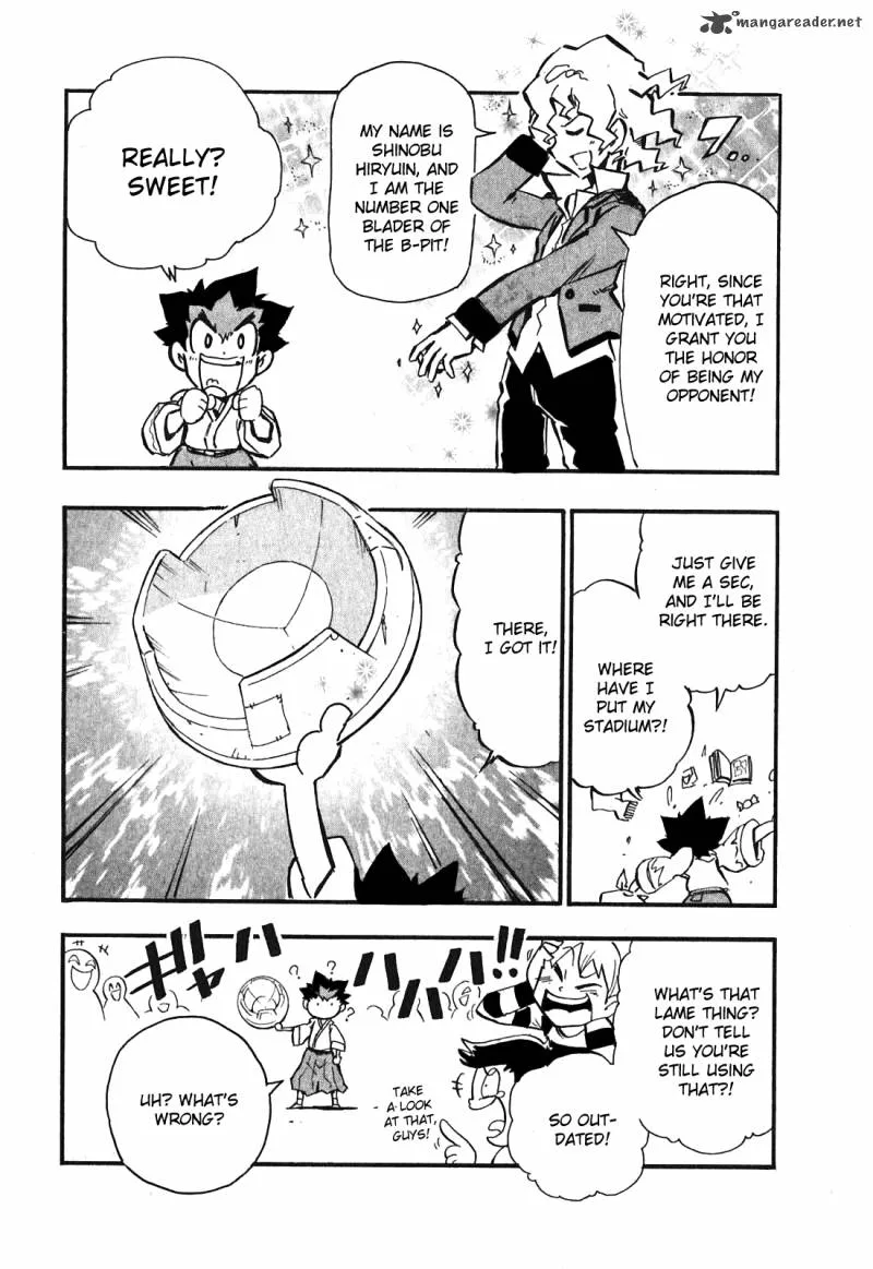 Metal Fight Beyblade Zero G Chapter 1 page 9