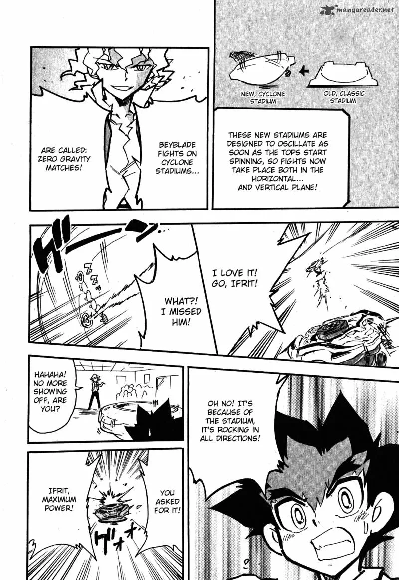 Metal Fight Beyblade Zero G Chapter 1 page 14