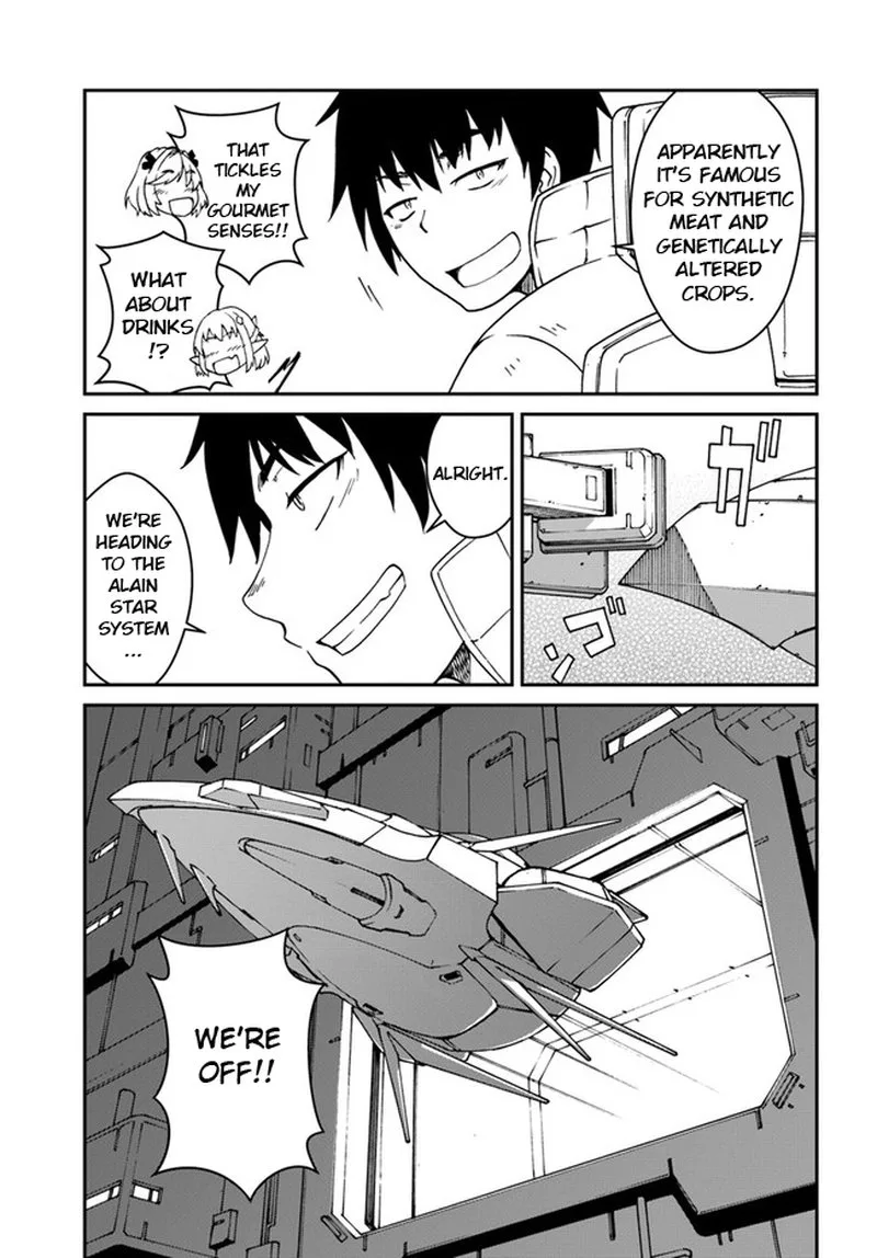 Mezametara Saikyou Soubi to Uchuusen-mochi Datta no de, Ikkodate Mezashite Youhei Toshite Jiyuu ni Ikitai Chapter 10.2 page 17