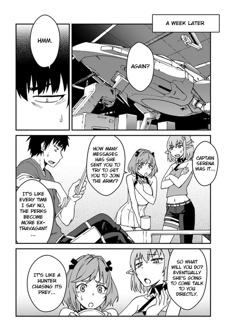 Mezametara Saikyou Soubi to Uchuusen-mochi Datta no de, Ikkodate Mezashite Youhei Toshite Jiyuu ni Ikitai Chapter 10.2 page 14