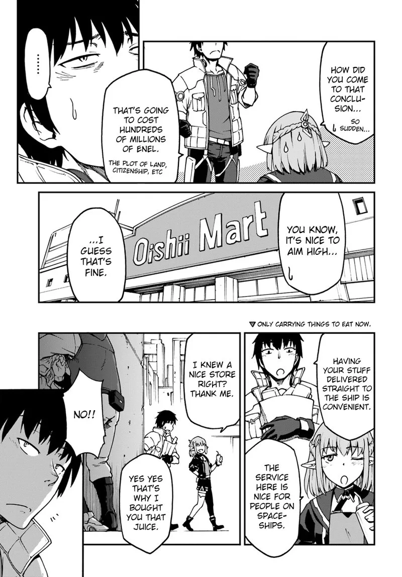 Mezametara Saikyou Soubi to Uchuusen-mochi Datta no de, Ikkodate Mezashite Youhei Toshite Jiyuu ni Ikitai Chapter 3.2 page 1