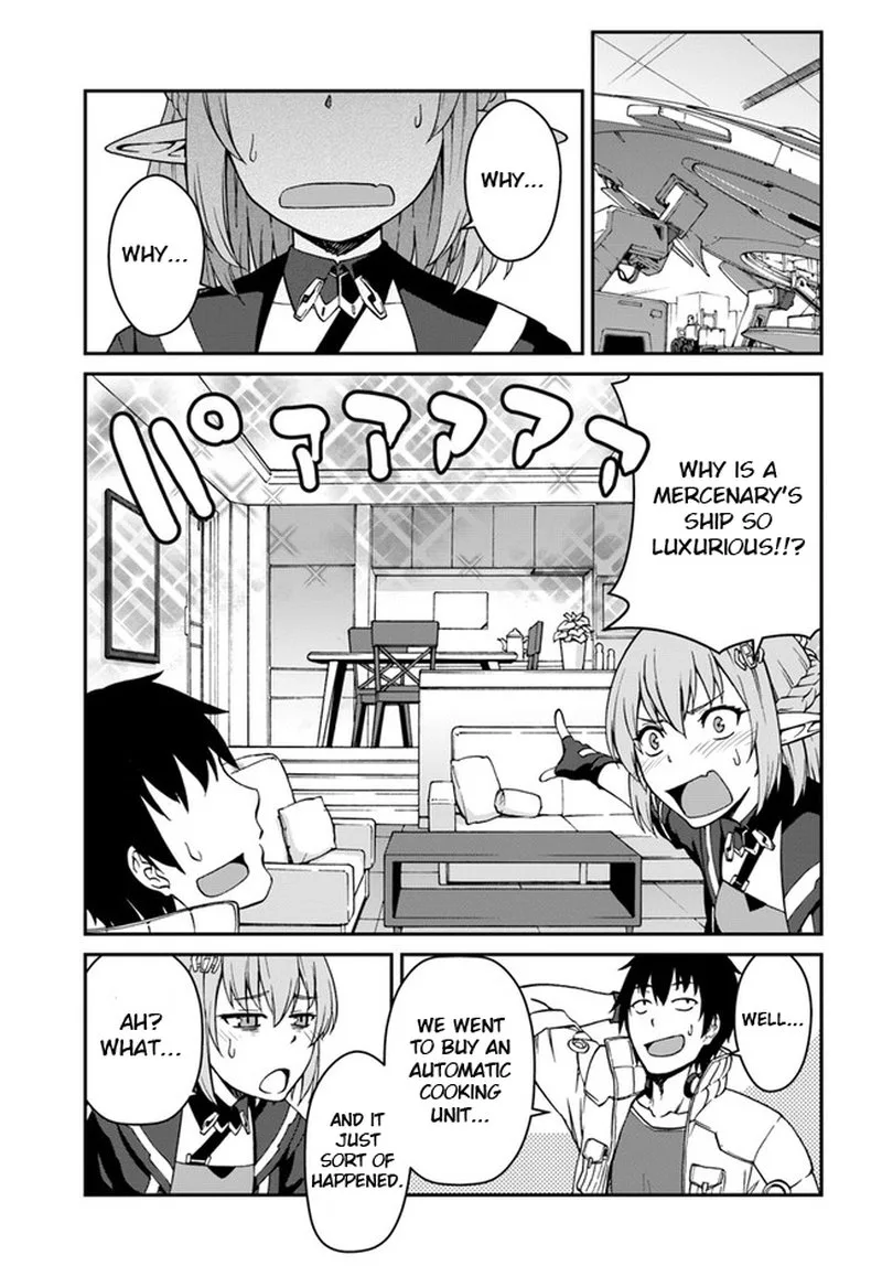 Mezametara Saikyou Soubi to Uchuusen-mochi Datta no de, Ikkodate Mezashite Youhei Toshite Jiyuu ni Ikitai Chapter 8.2 page 1