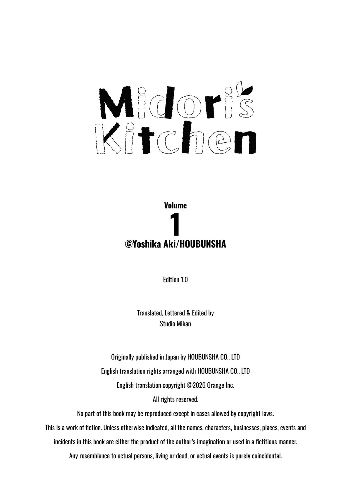 Midori's Kitchen Chapter 6 page 39