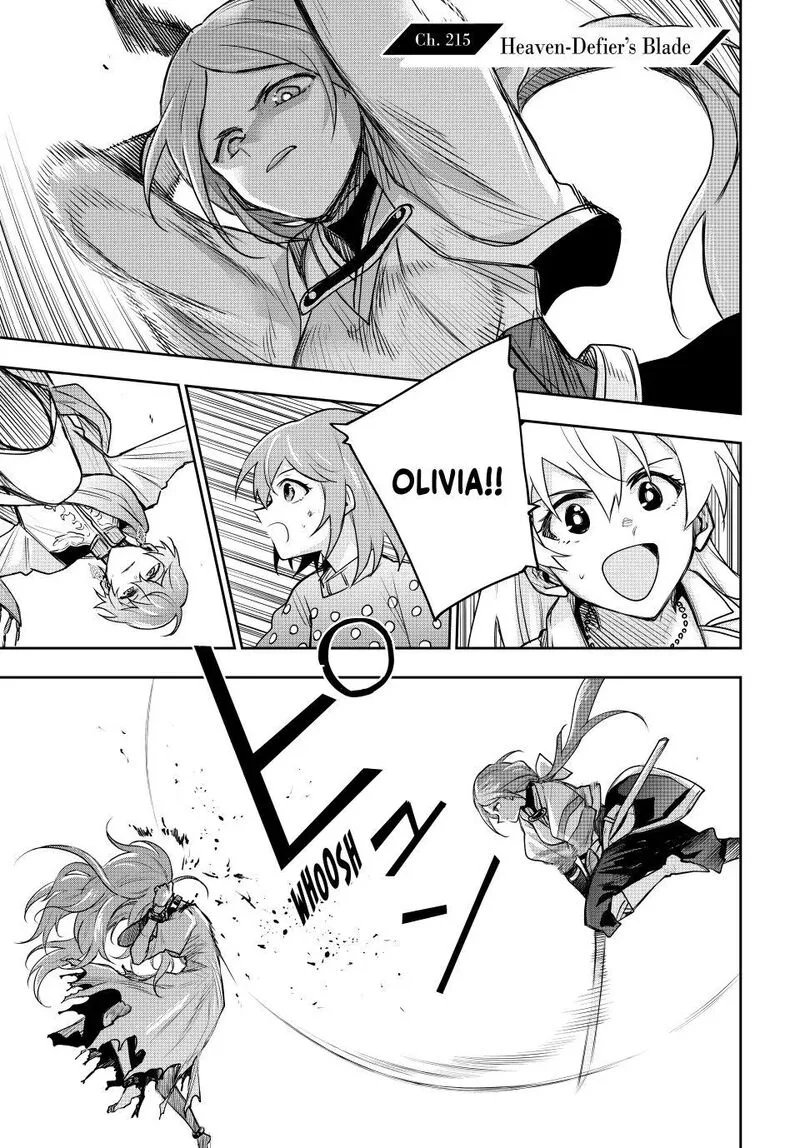 Mikata ga Yowasugite Hojo Mahou ni Tesshiteita Kyuutei Mahoushi, Tsuihou Sarete Saikyou wo Mezashimasu Chapter 215 page 1