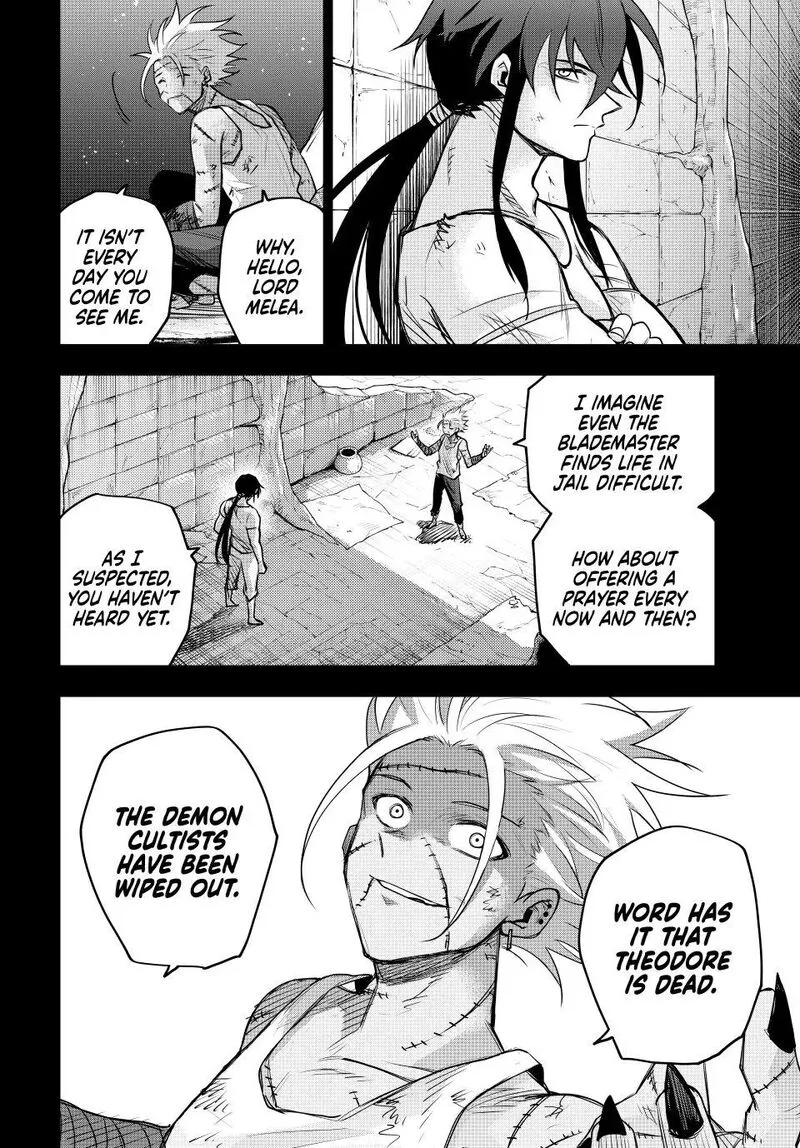 Mikata ga Yowasugite Hojo Mahou ni Tesshiteita Kyuutei Mahoushi, Tsuihou Sarete Saikyou wo Mezashimasu Chapter 217 page 2