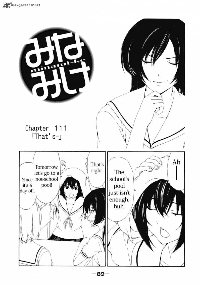 Minami-ke Chapter 111 page 2