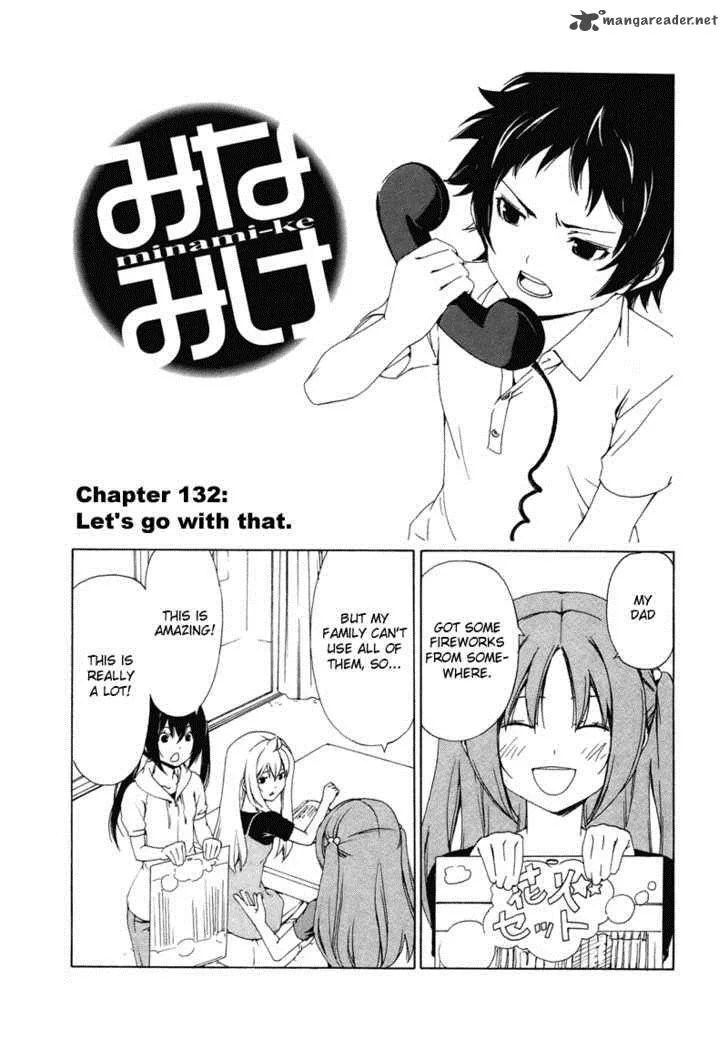 Minami-ke Chapter 132 page 1