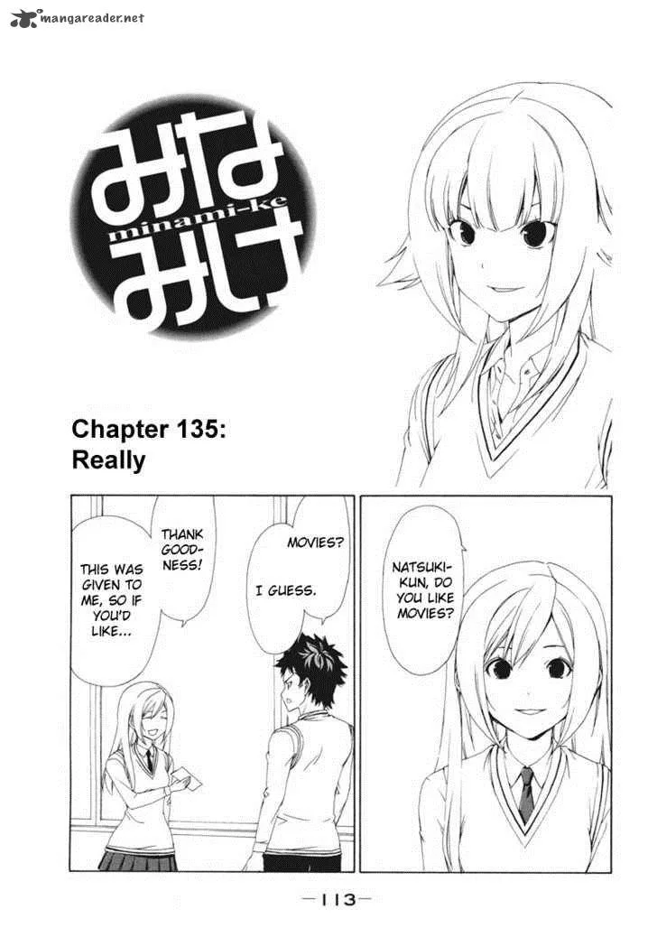 Minami-ke Chapter 135 page 3
