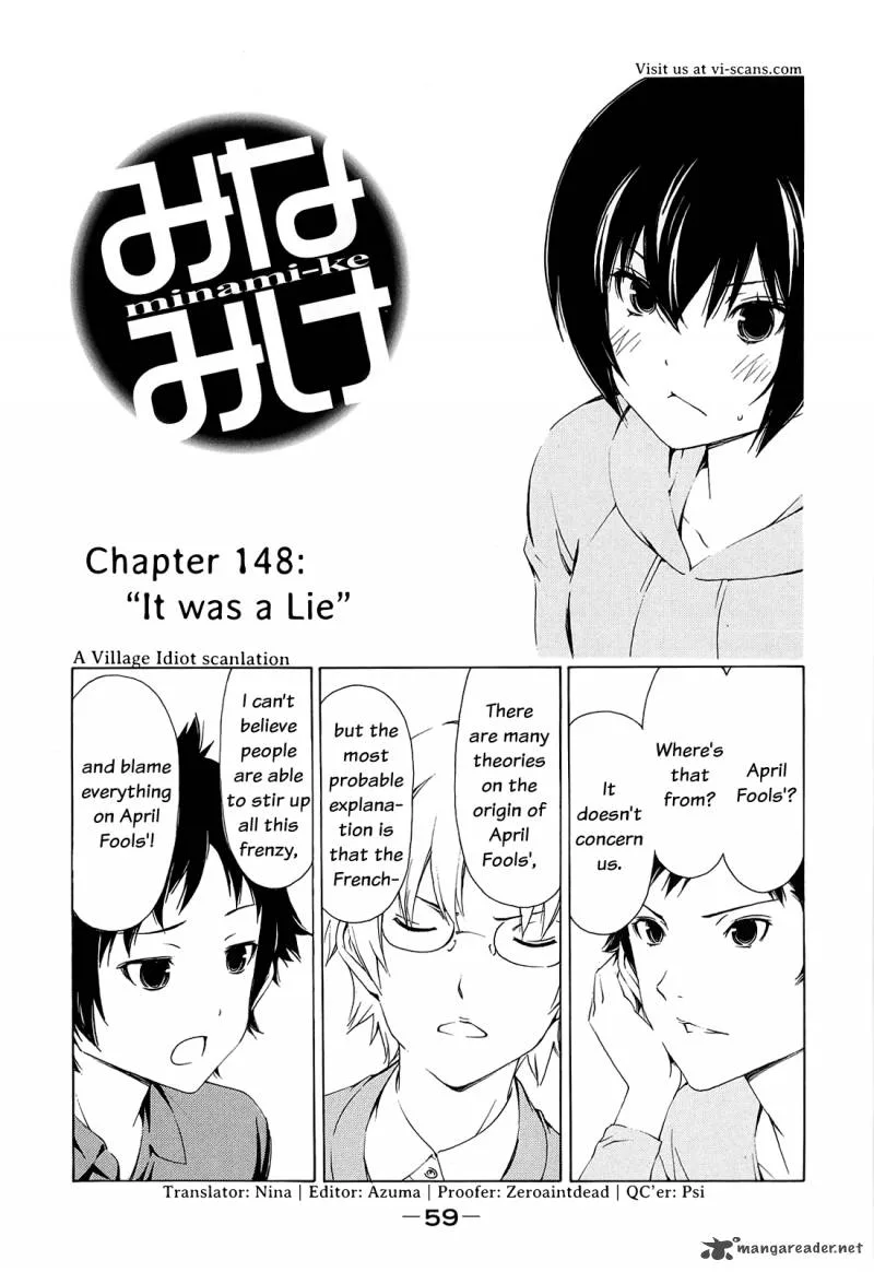 Minami-ke Chapter 148 page 2