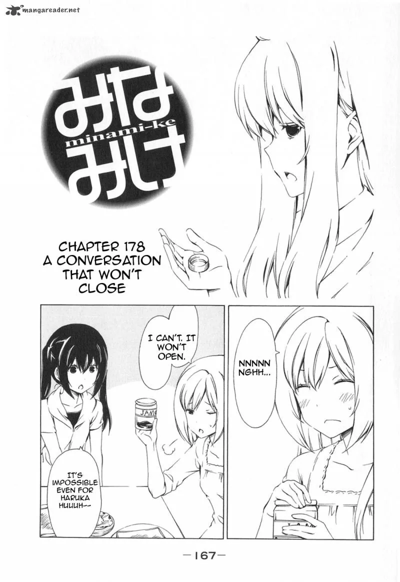 Minami-ke Chapter 178 page 1