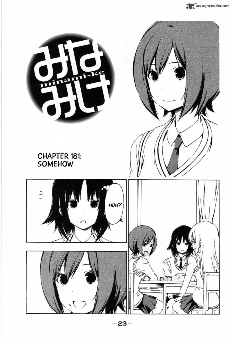 Minami-ke Chapter 181 page 1