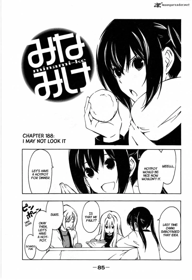 Minami-ke Chapter 188 page 1
