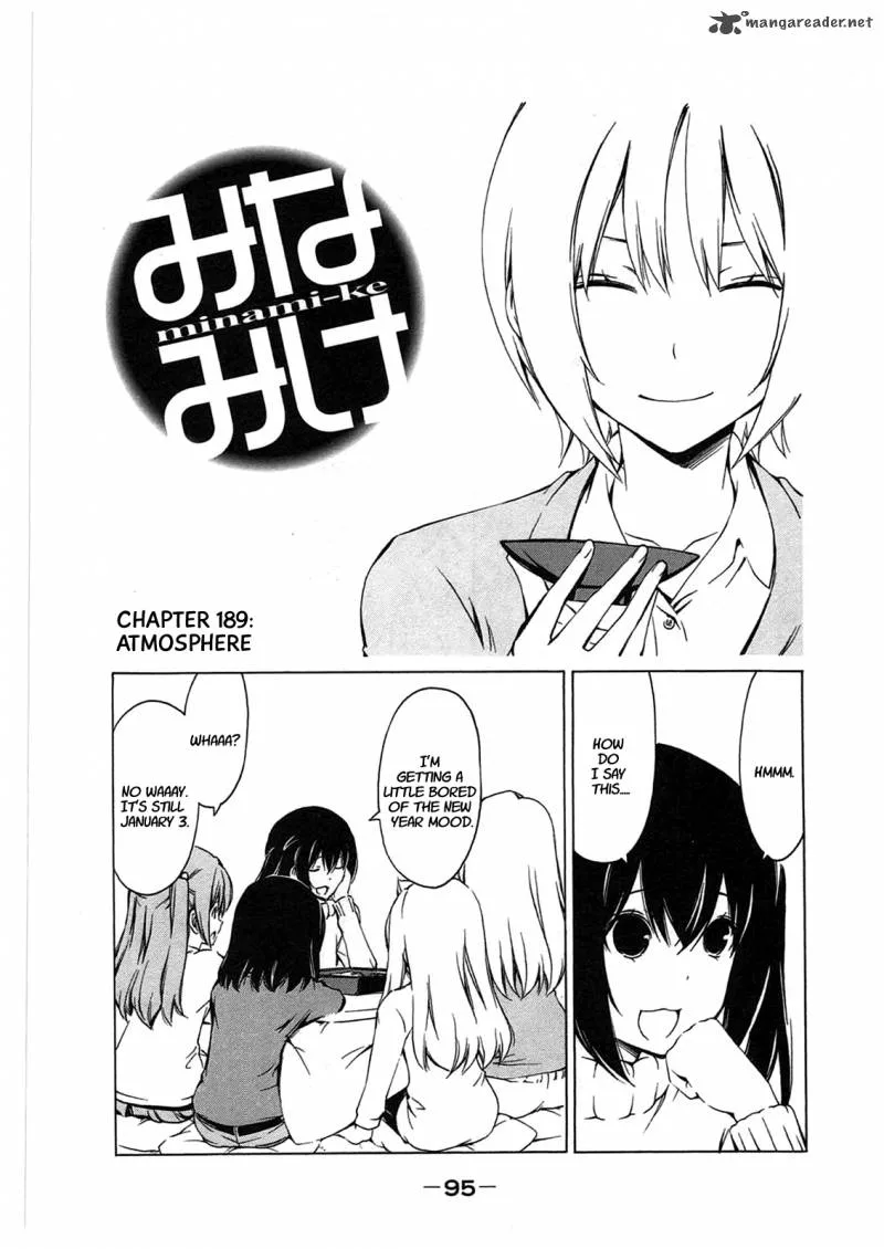 Minami-ke Chapter 189 page 1