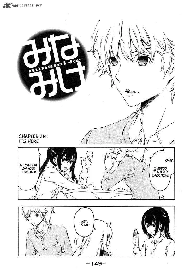 Minami-ke Chapter 214 page 1