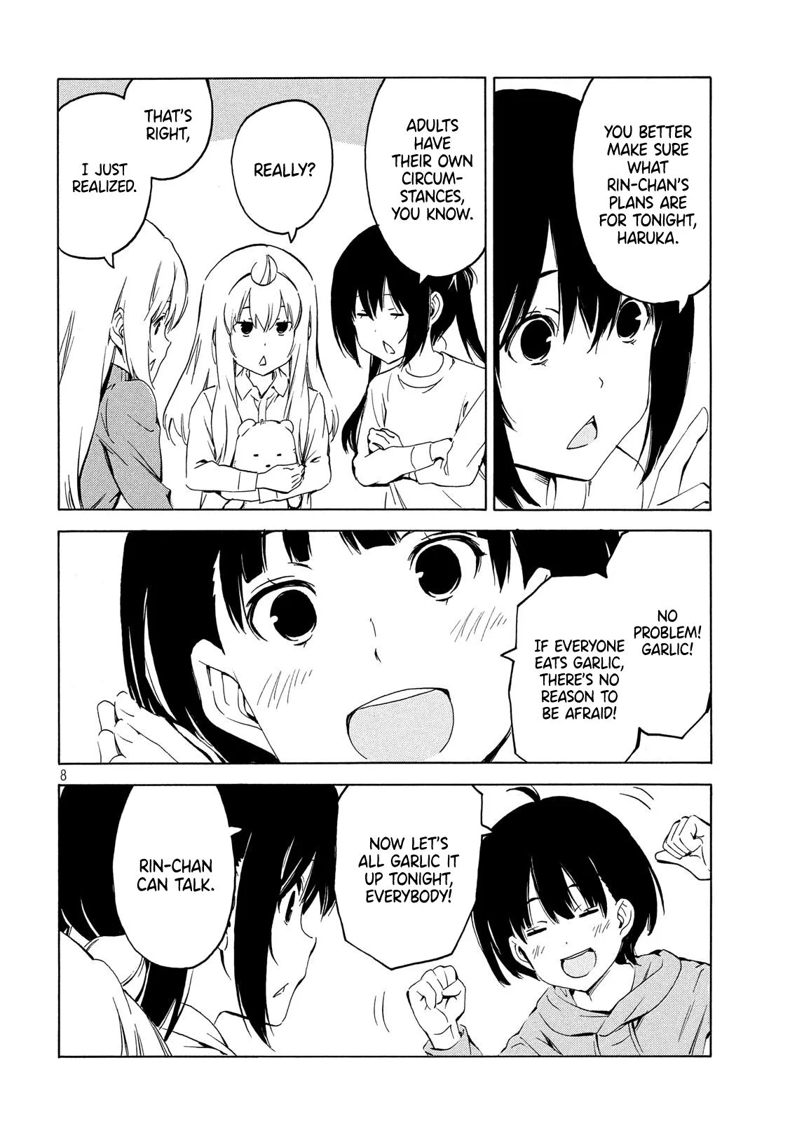 Minami-ke Chapter 366 page 8