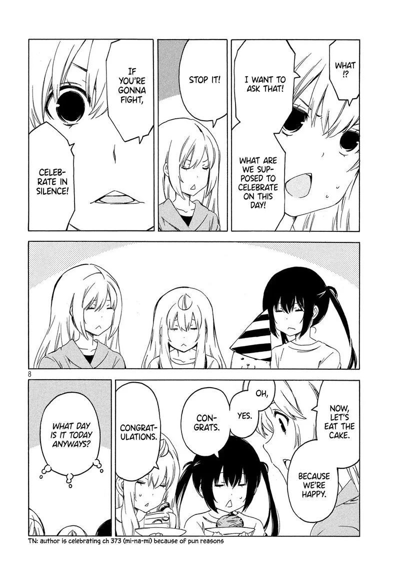 Minami-ke Chapter 373 page 8