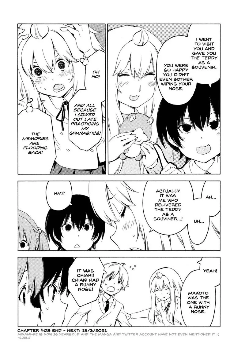 Minami-ke Chapter 408 page 8