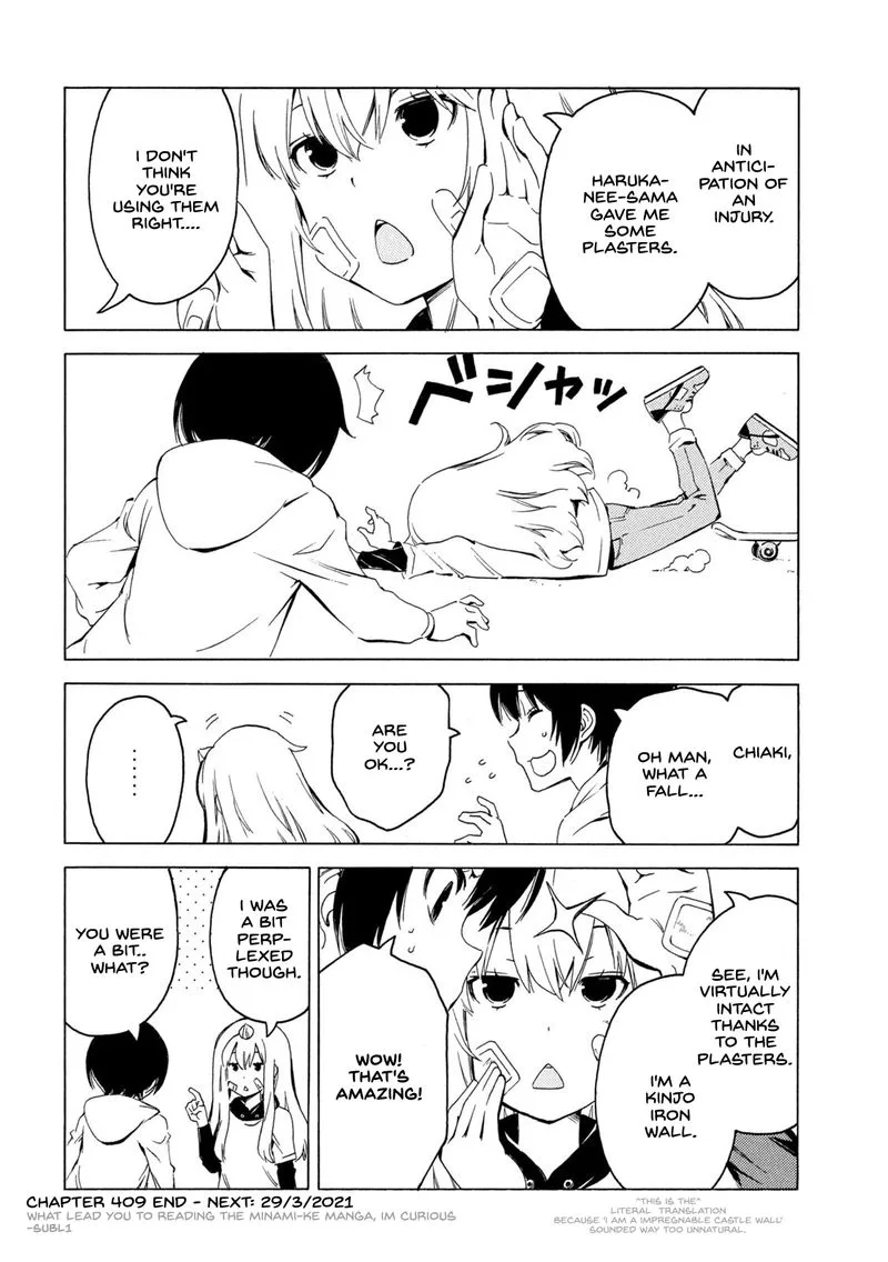 Minami-ke Chapter 409 page 8