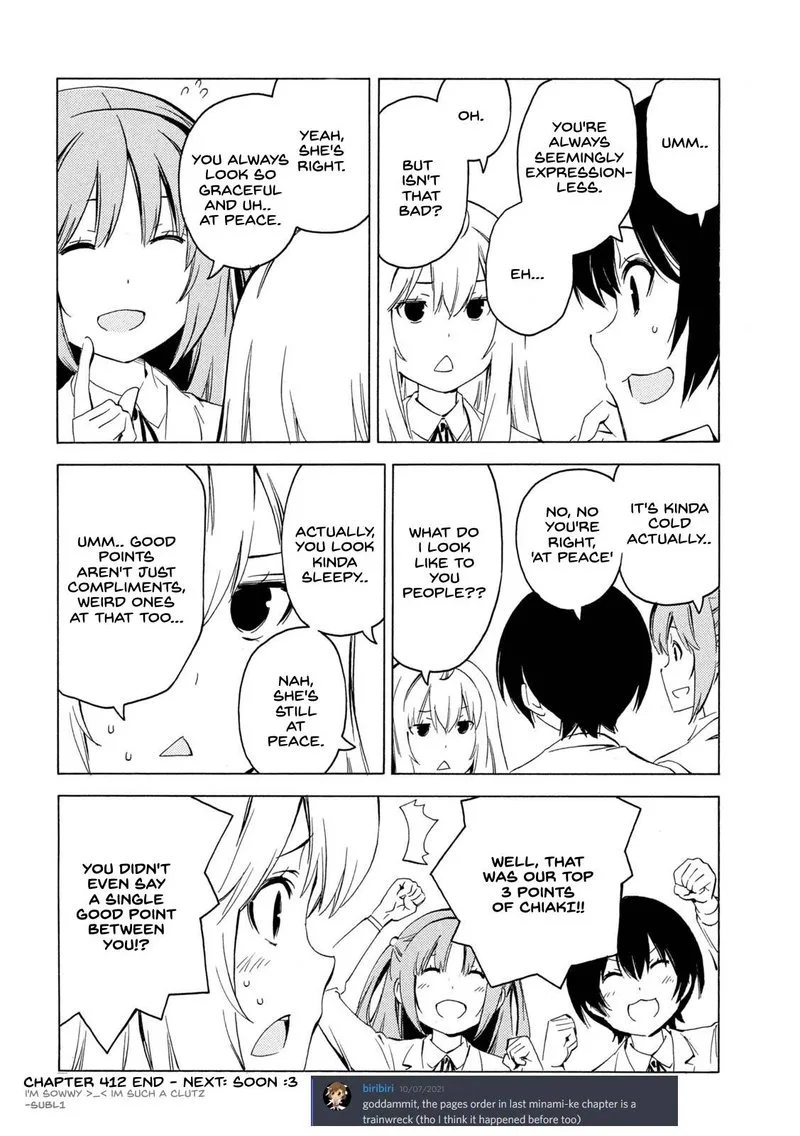 Minami-ke Chapter 412 page 8