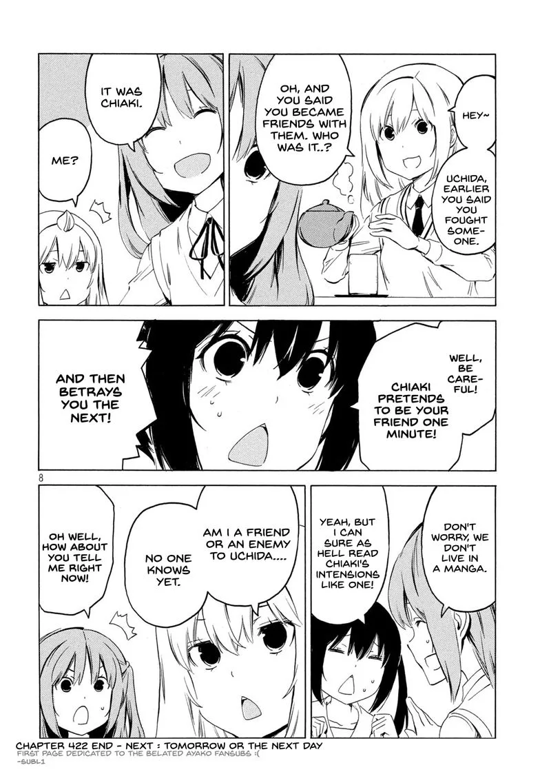 Minami-ke Chapter 422 page 8