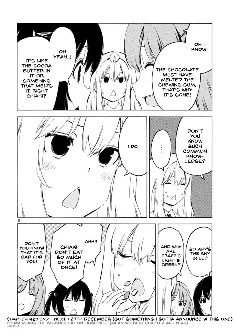 Minami-ke Chapter 427 page 8
