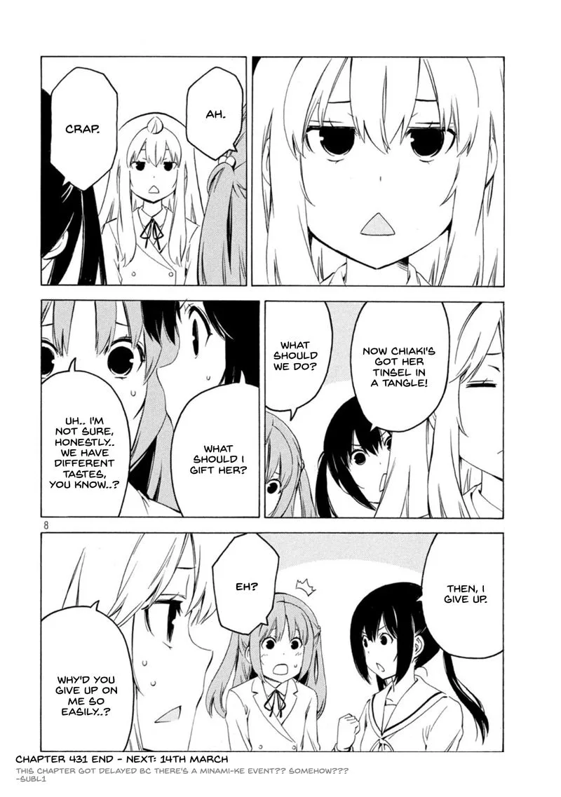 Minami-ke Chapter 431 page 8