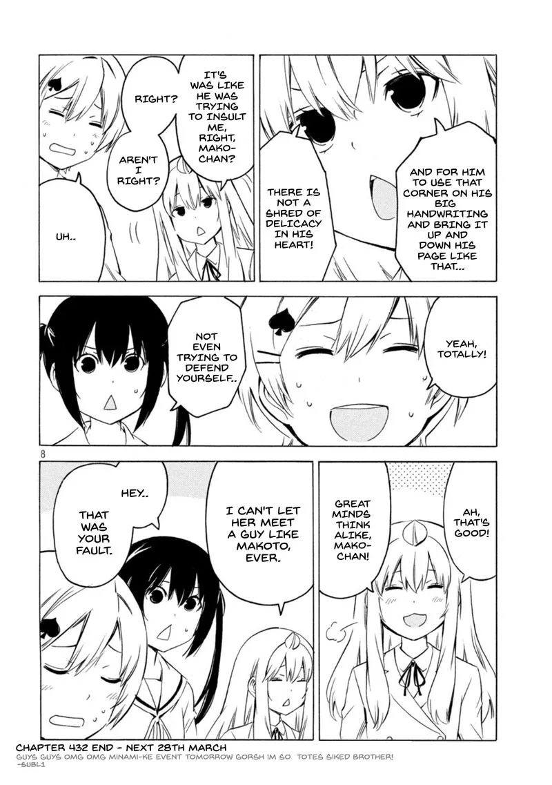 Minami-ke Chapter 432 page 8