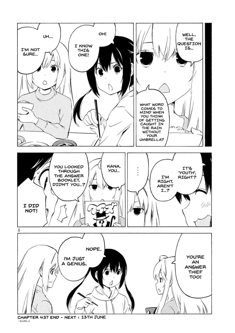 Minami-ke Chapter 437 page 8