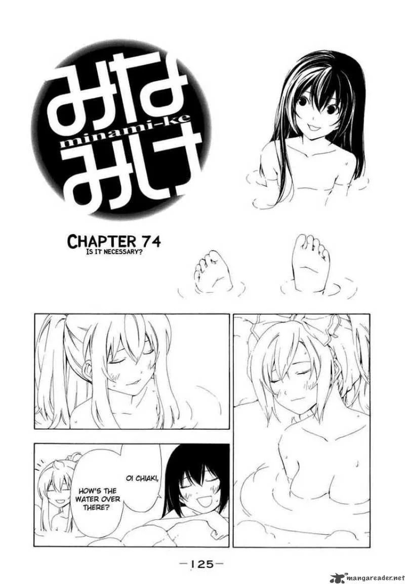 Minami-ke Chapter 74 page 1