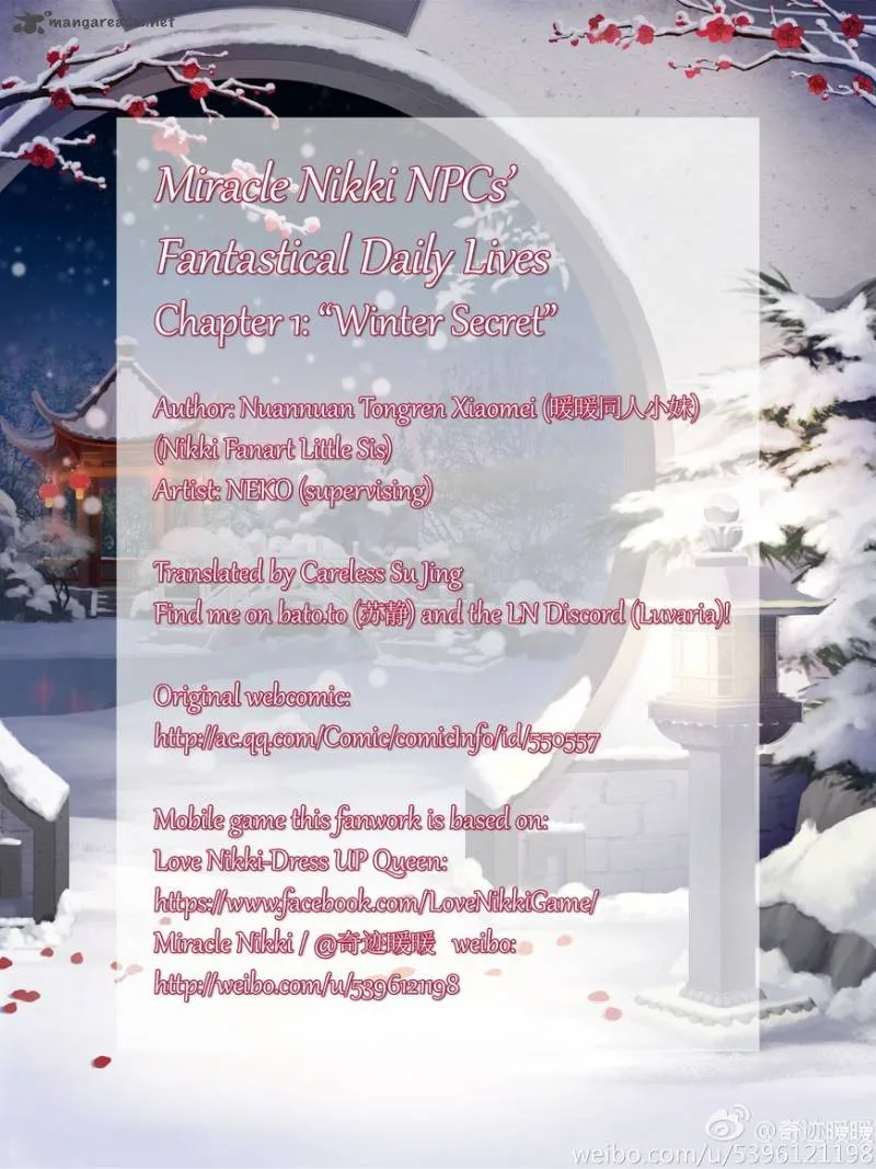 Miracle Nikki NPCs' Fantastical Daily Lives Chapter 1 page 1