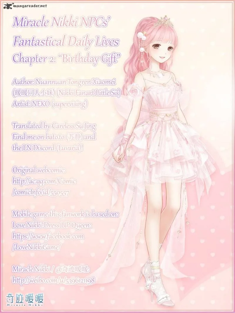 Miracle Nikki NPCs' Fantastical Daily Lives Chapter 2 page 1