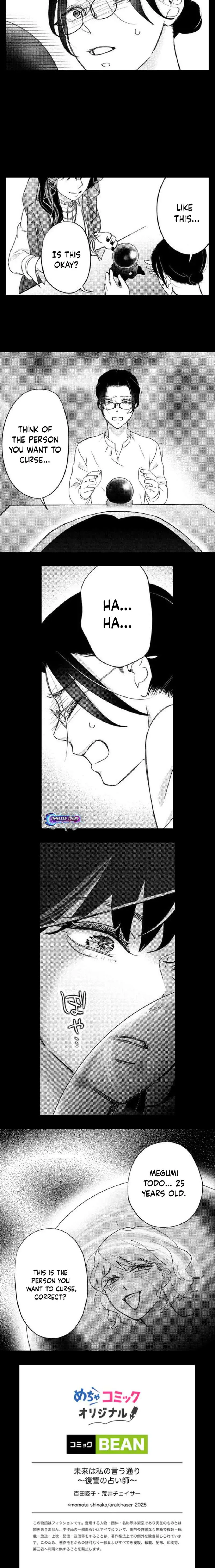 Mirai wa Watashi no Iu Toori: Fukushuu no Uranaishi Chapter 3 page 9