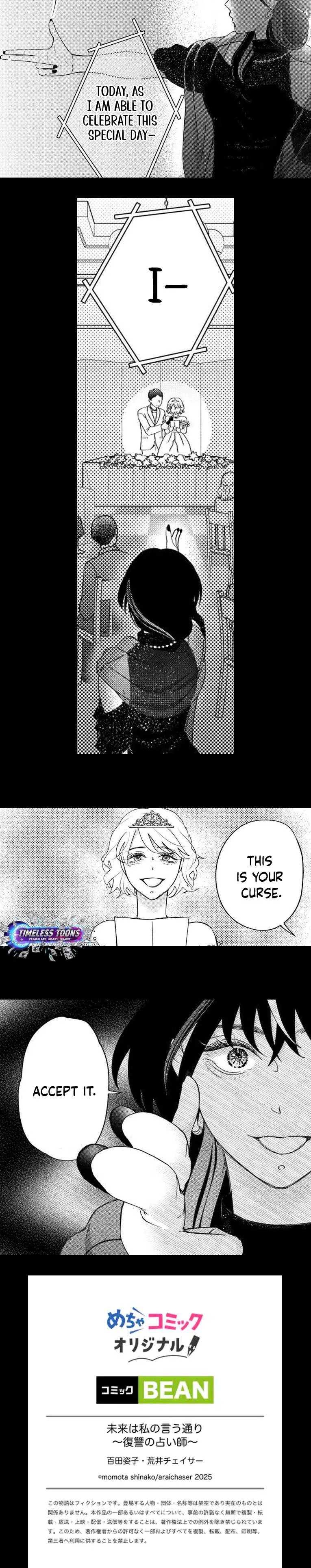 Mirai wa Watashi no Iu Toori: Fukushuu no Uranaishi Chapter 4 page 9