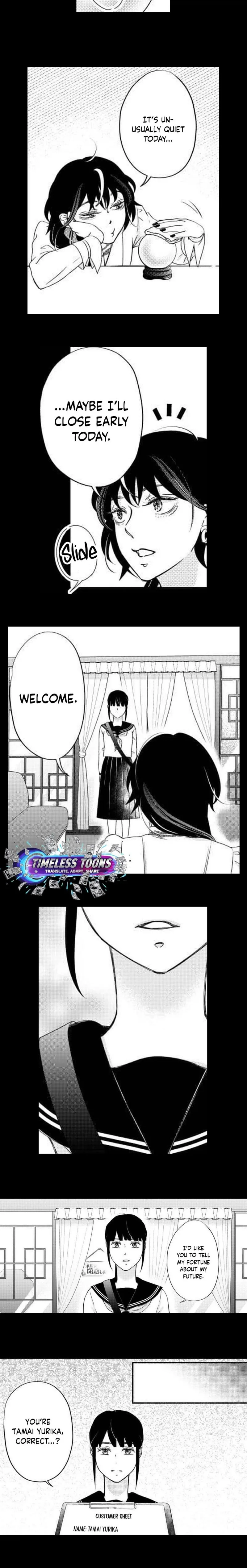 Mirai wa Watashi no Iu Toori: Fukushuu no Uranaishi Chapter 6 page 6