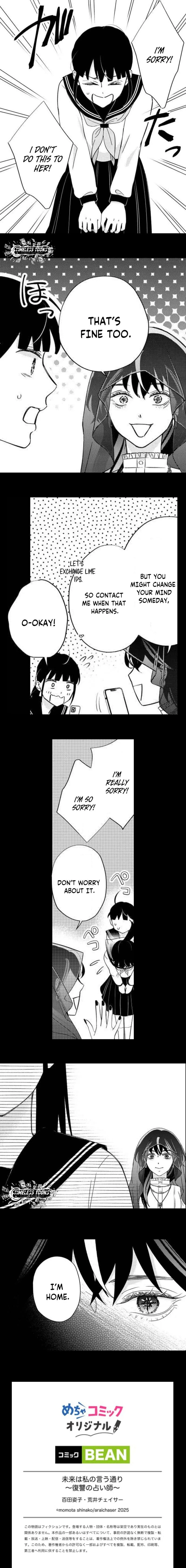 Mirai wa Watashi no Iu Toori: Fukushuu no Uranaishi Chapter 8 page 7