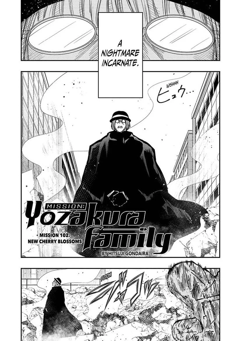 Mission: Yozakura Family Chapter 102 page 1